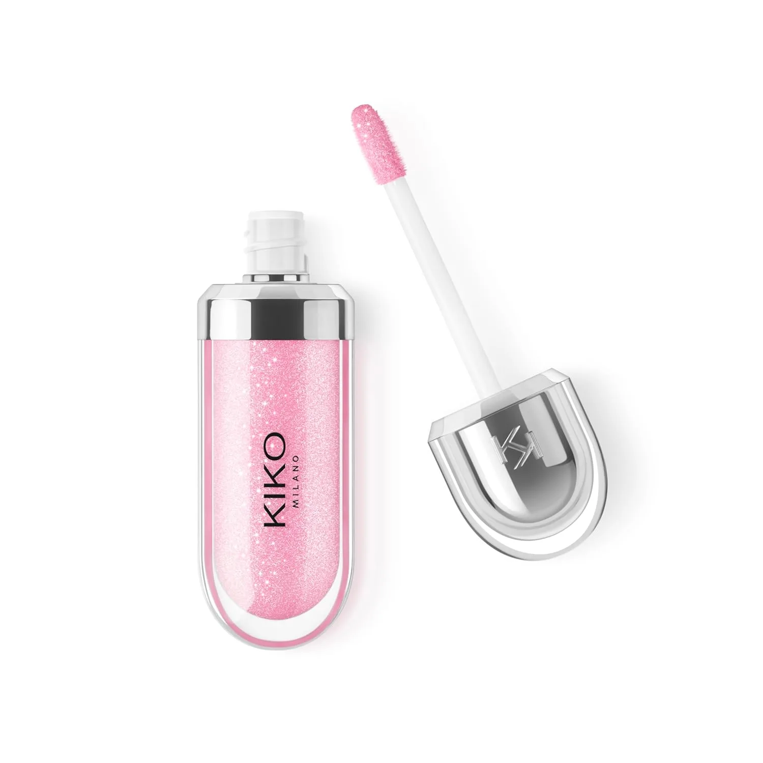 Блеск для губ KIKO Milano 3D Hydra - сияющий, увлажняющий, придающий объем, нелипкий, питательный., 05 Pearly Pink