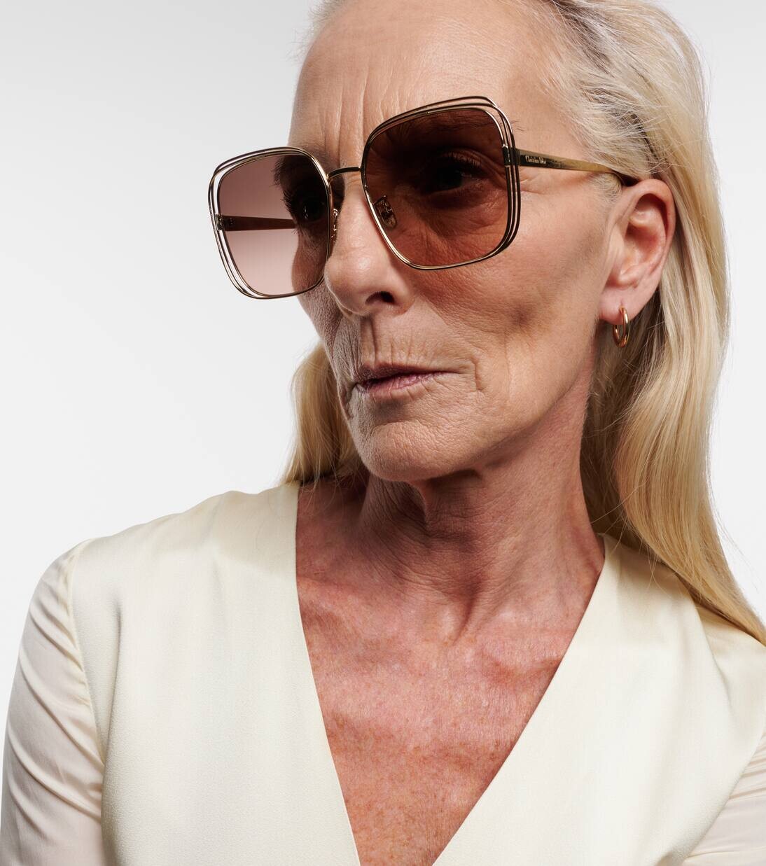 Солнцезащитные очки Fildior S1U квадратные Dior Eyewear — фото 3