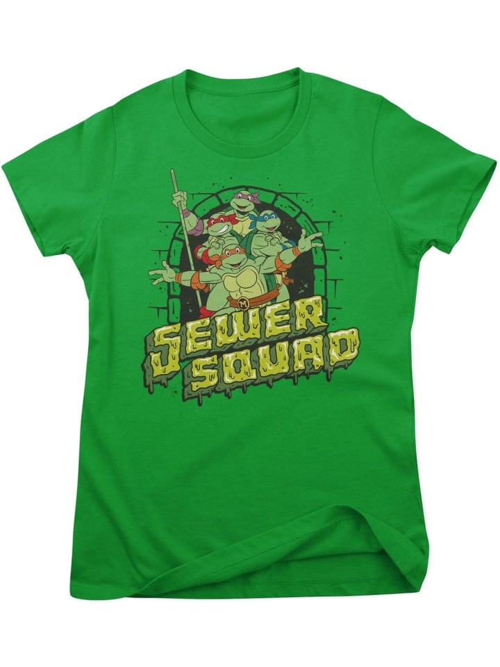 

Teenage Mutant Ninja Turtles Футболка «Sewer Squad Girly Tee» зеленого цвета, Зеленый, Teenage Mutant Ninja Turtles Футболка «Sewer Squad Girly Tee» зеленого цвета