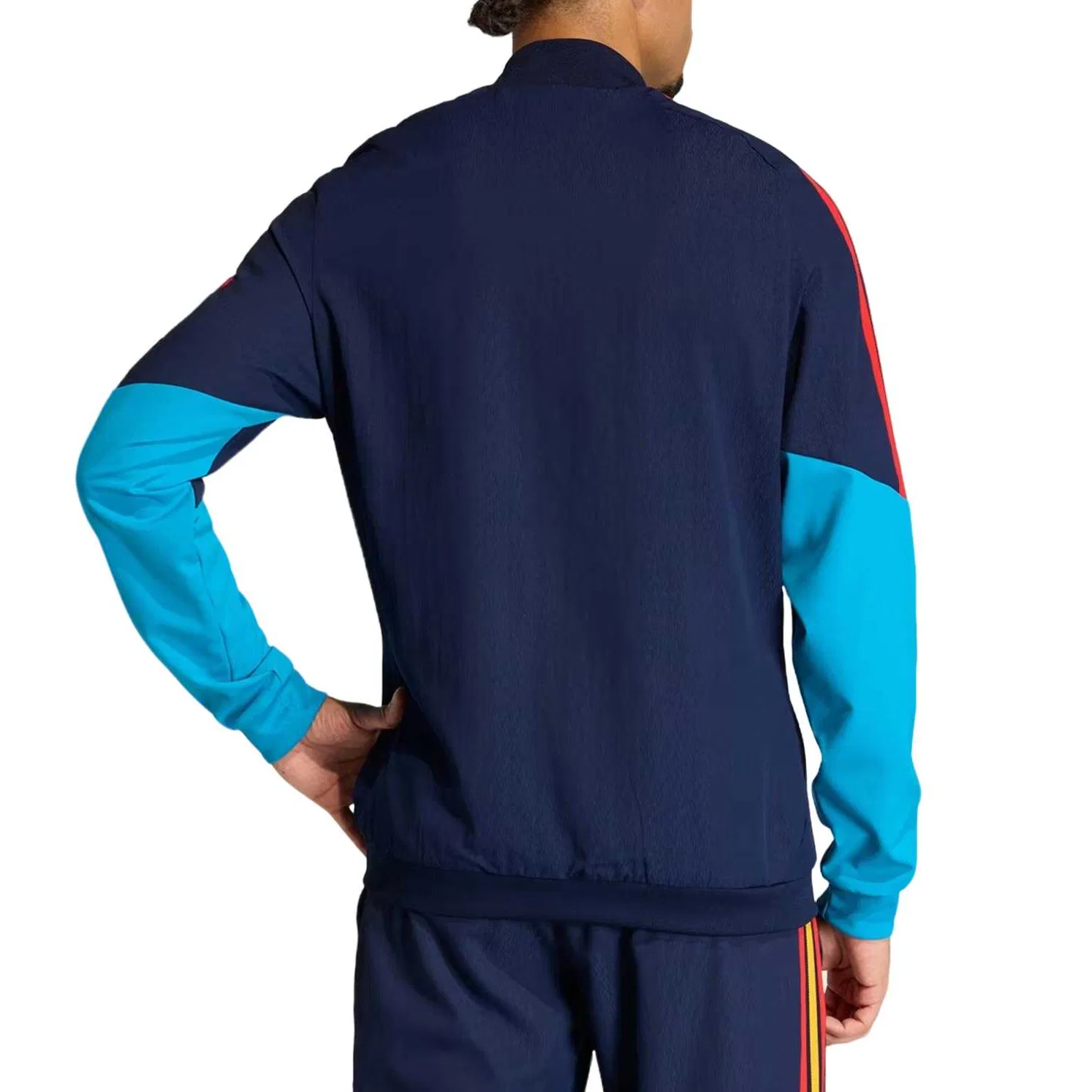 Куртка мужская Spain Midnight Indigo Baseball Collar Moderate Adidas — фото 3