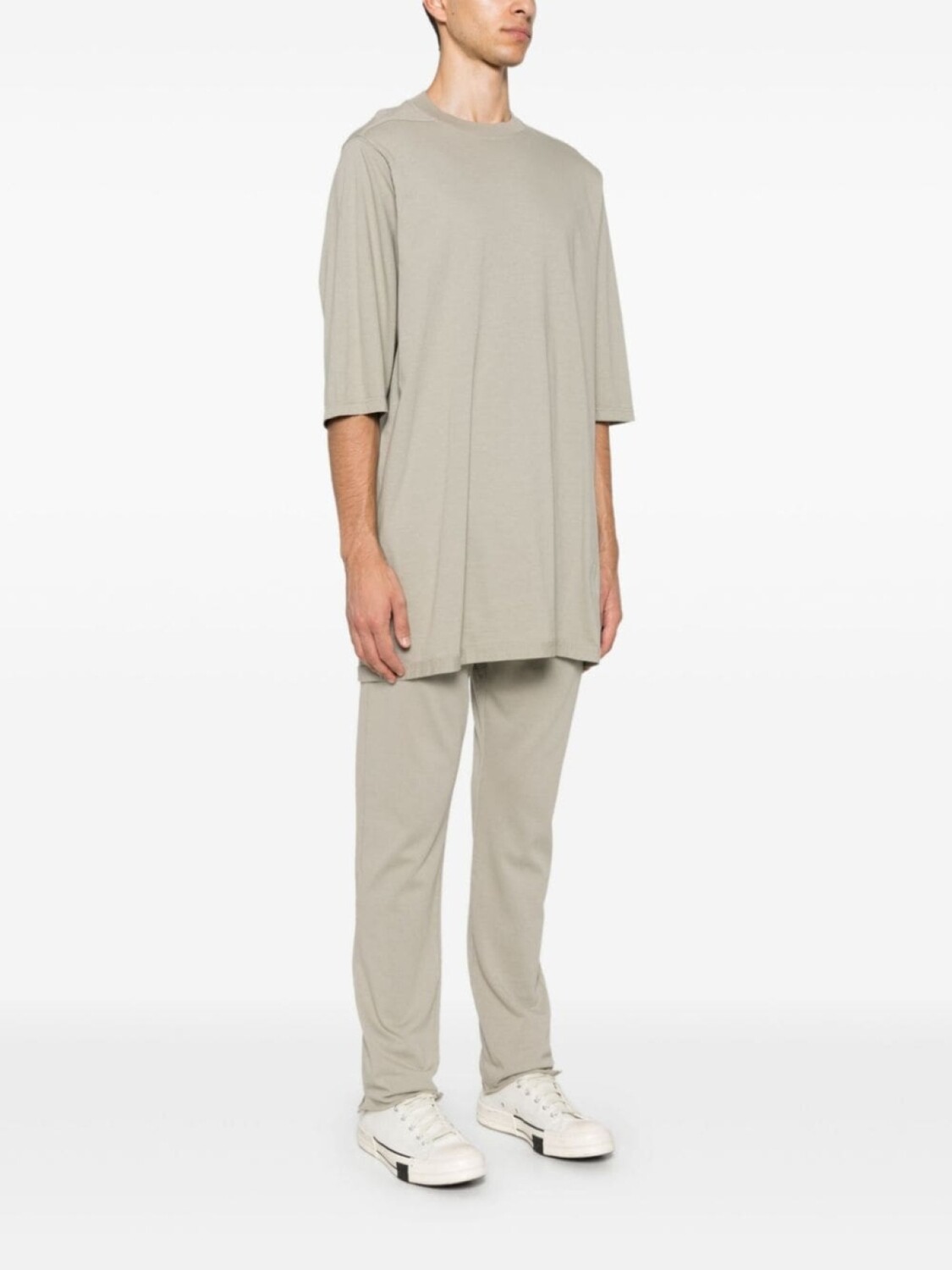 Rick Owens DRKSHDW футболка Jumbo SS, нейтральный цвет — фото 3