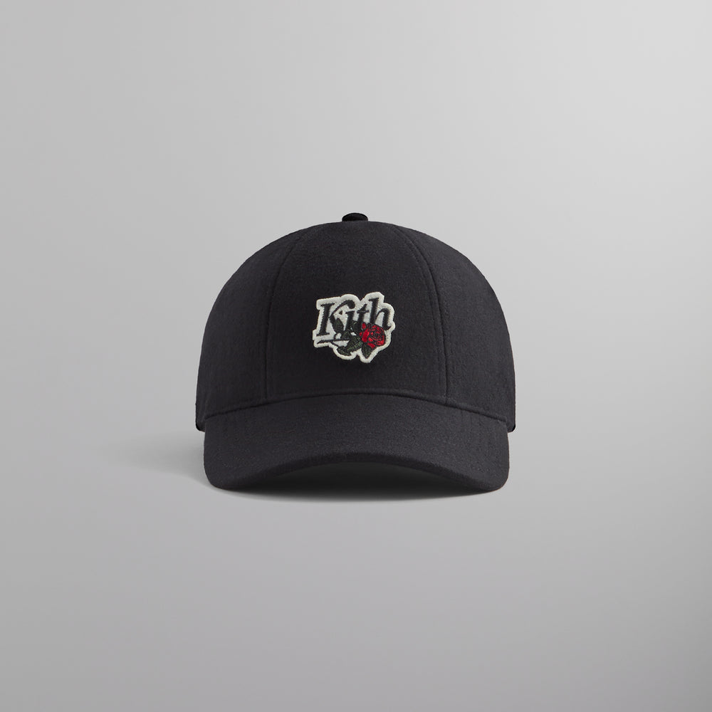 

Бейсболка Kith Richards Wool Cricket Cap, черный