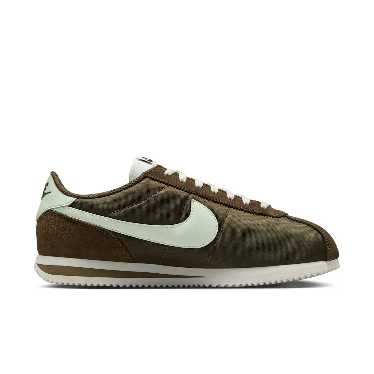 Мужские текстильные кроссовки Cortez Nike, коричневый — фото 3