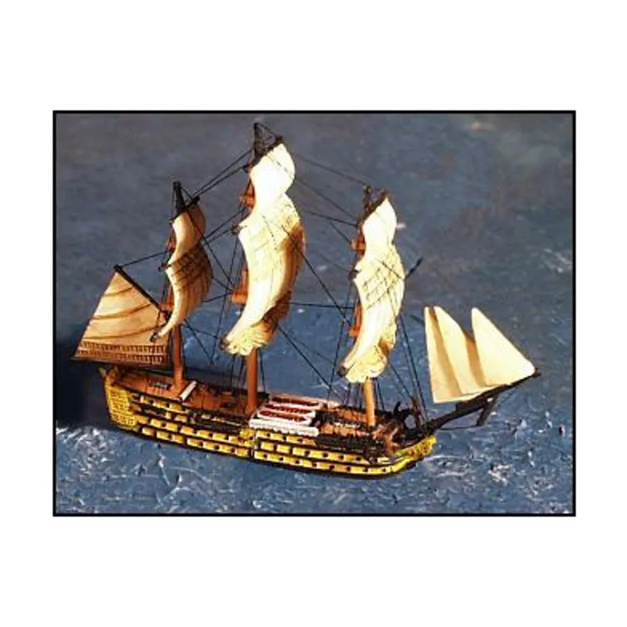 

100-пушечный линейный корабль - HMS Victory, Micronauts - Napoleonic Era Sailing Ships - Battle Sail Sets (1:1200)