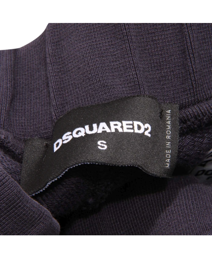 Спортивные брюки-карго синего цвета, модель s74kb0685 Dsquared2, синий — фото 4
