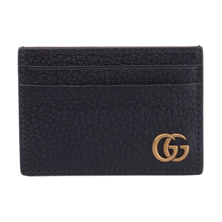 

Мужской кардхолдер из кожи Marmont чёрный GUCCI