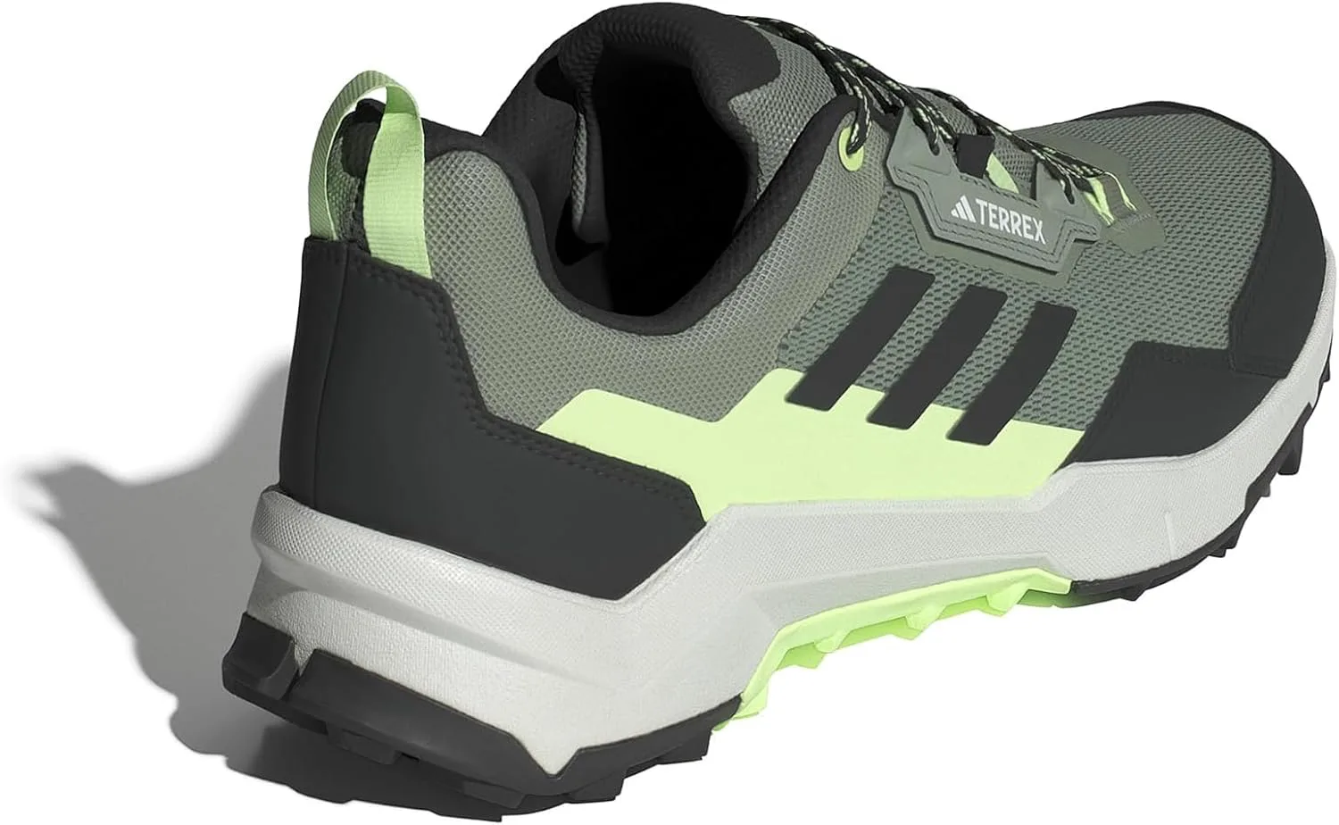 Мужские походные кроссовки Adidas Terrex Ax4, серебристо-зеленый/черный — фото 3