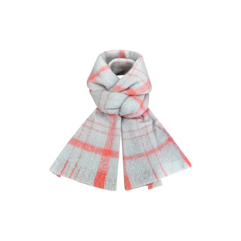 

CMFY Вязаный шарф унисекс, Gray Pink