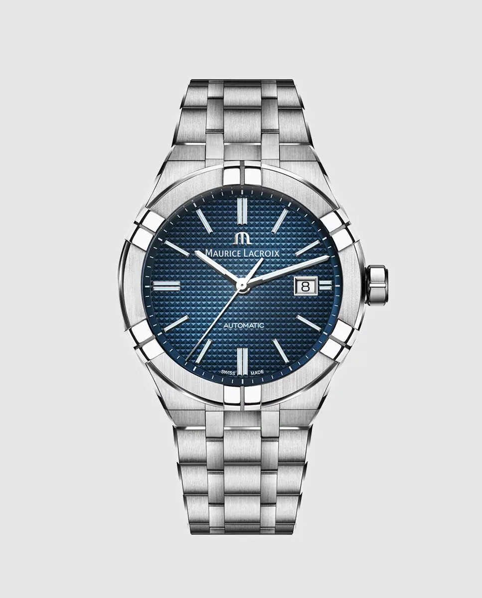

Maurice Lacroix Aikon AI6008-SS002-430-1 Автоматические мужские часы из стали, серебряный