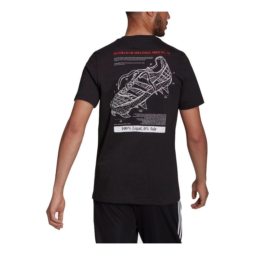 

Футболка adidas Pred Tee 1 Sports Short Sleeve Men's Black, черный