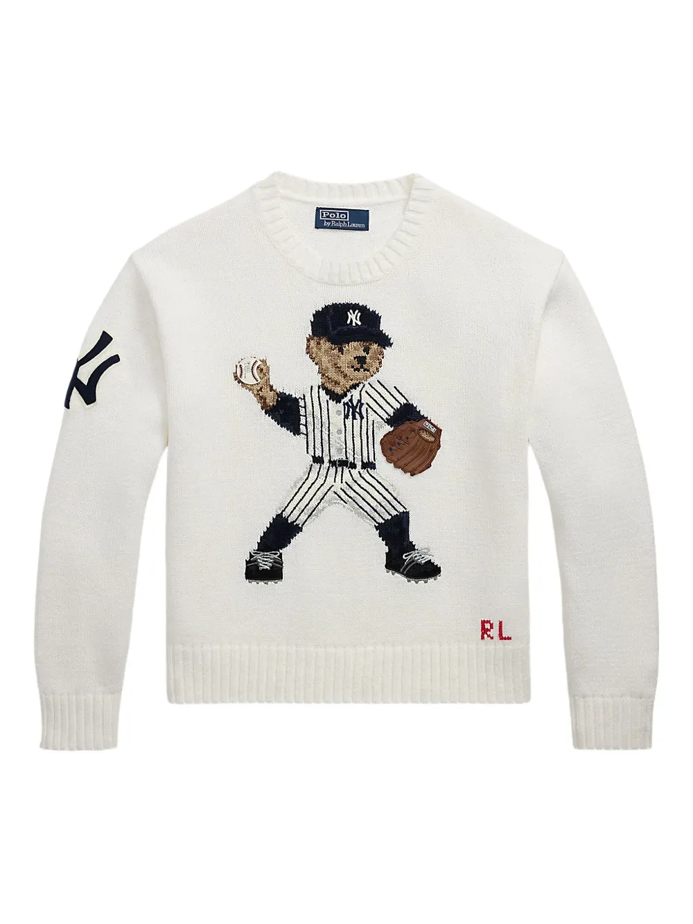 

Свитер с круглым вырезом POLO RALPH LAUREN, белый