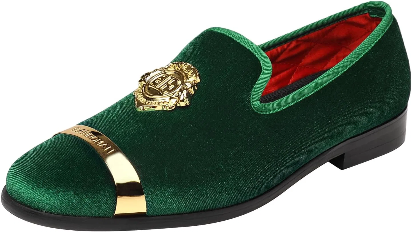 Мужские лоферы ELANROMAN 49-3LGD-YOYQ, Olive Leaf For Me Leaf It To Me