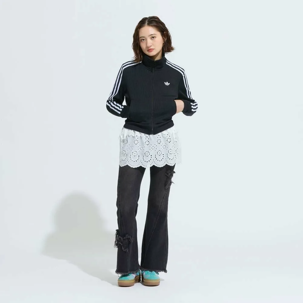Спортивная футболка Adidas Firebird Adicolor Knit, цвет Black — фото 3