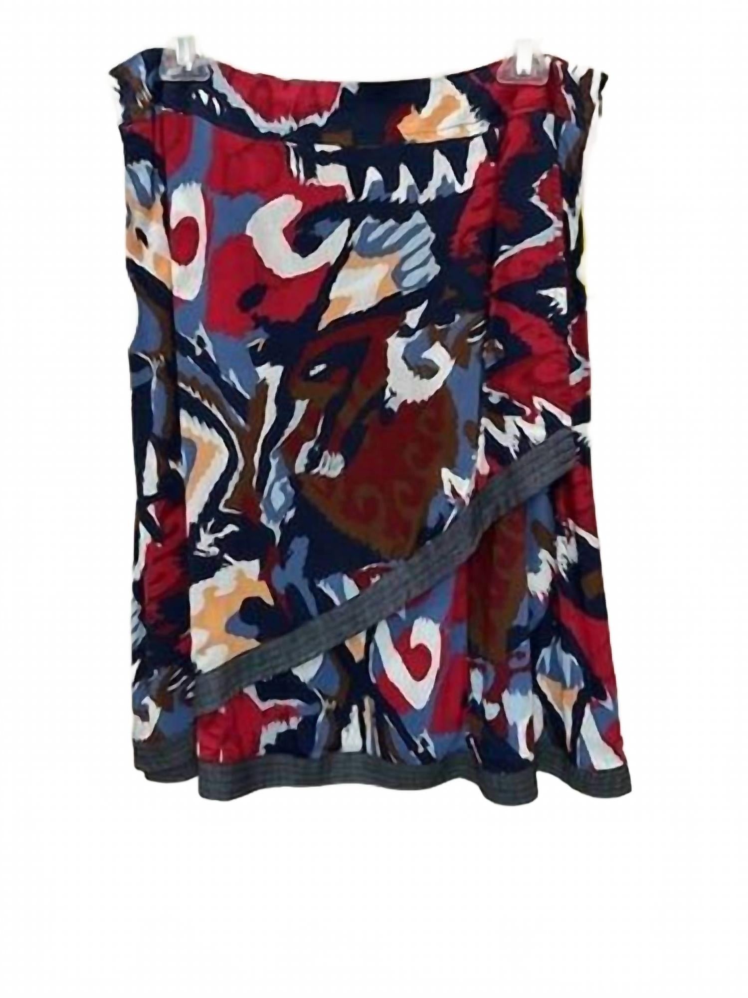 

Женская юбка-халат с имитацией иката, цвет многоцветный 599 West, Multi