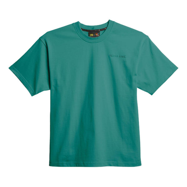 

Футболка adidas x Crossover Solid Color Round Neck Pullover Short Sleeve Couple Style Green, мультиколор