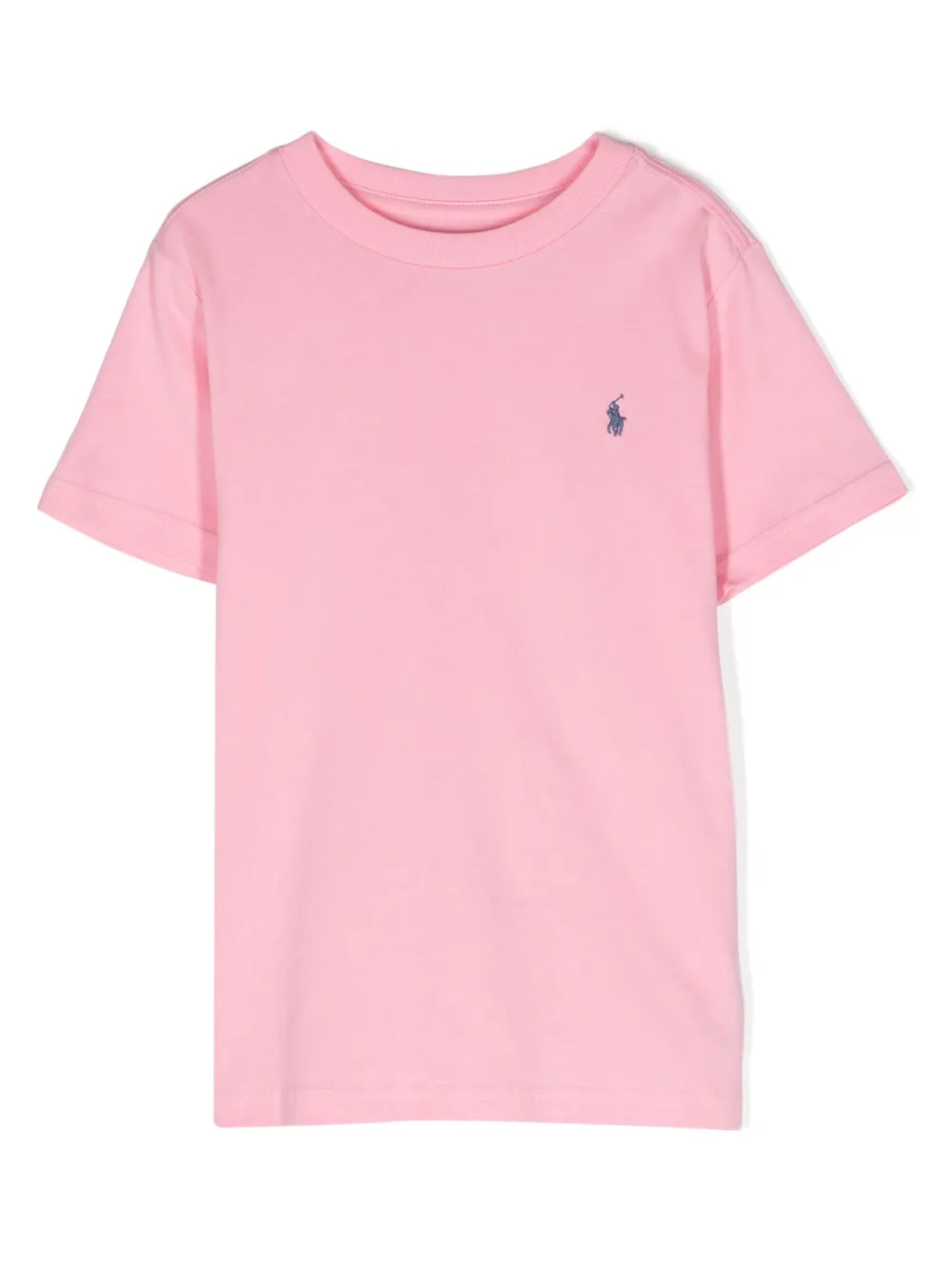 

Футболка с вышивкой Polo Pony Polo Ralph Lauren Kids, розовый