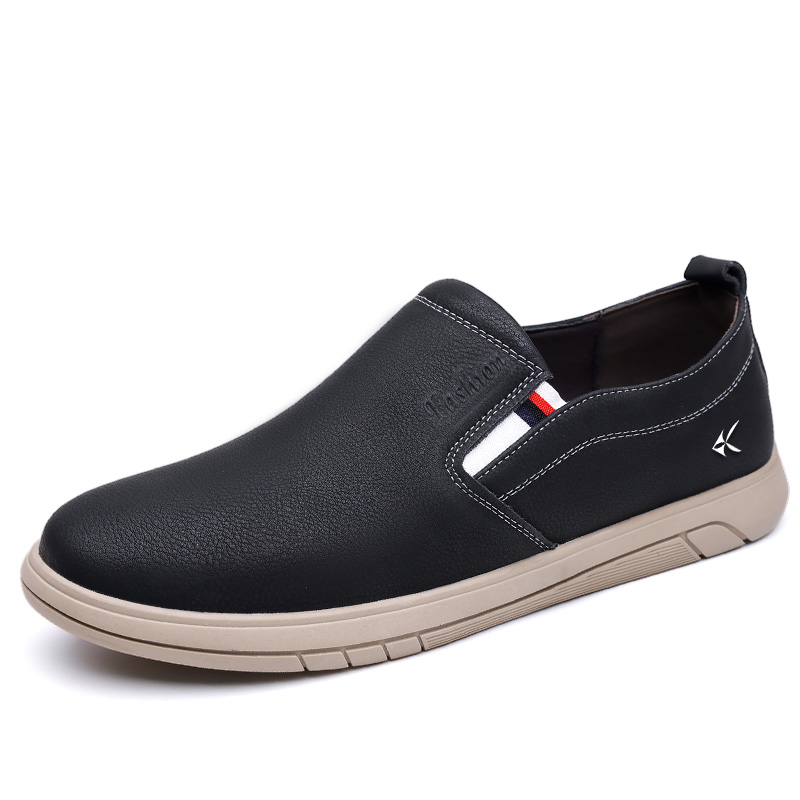 

ZAMST Мужские повседневные кожаные туфли черные, цвет Black