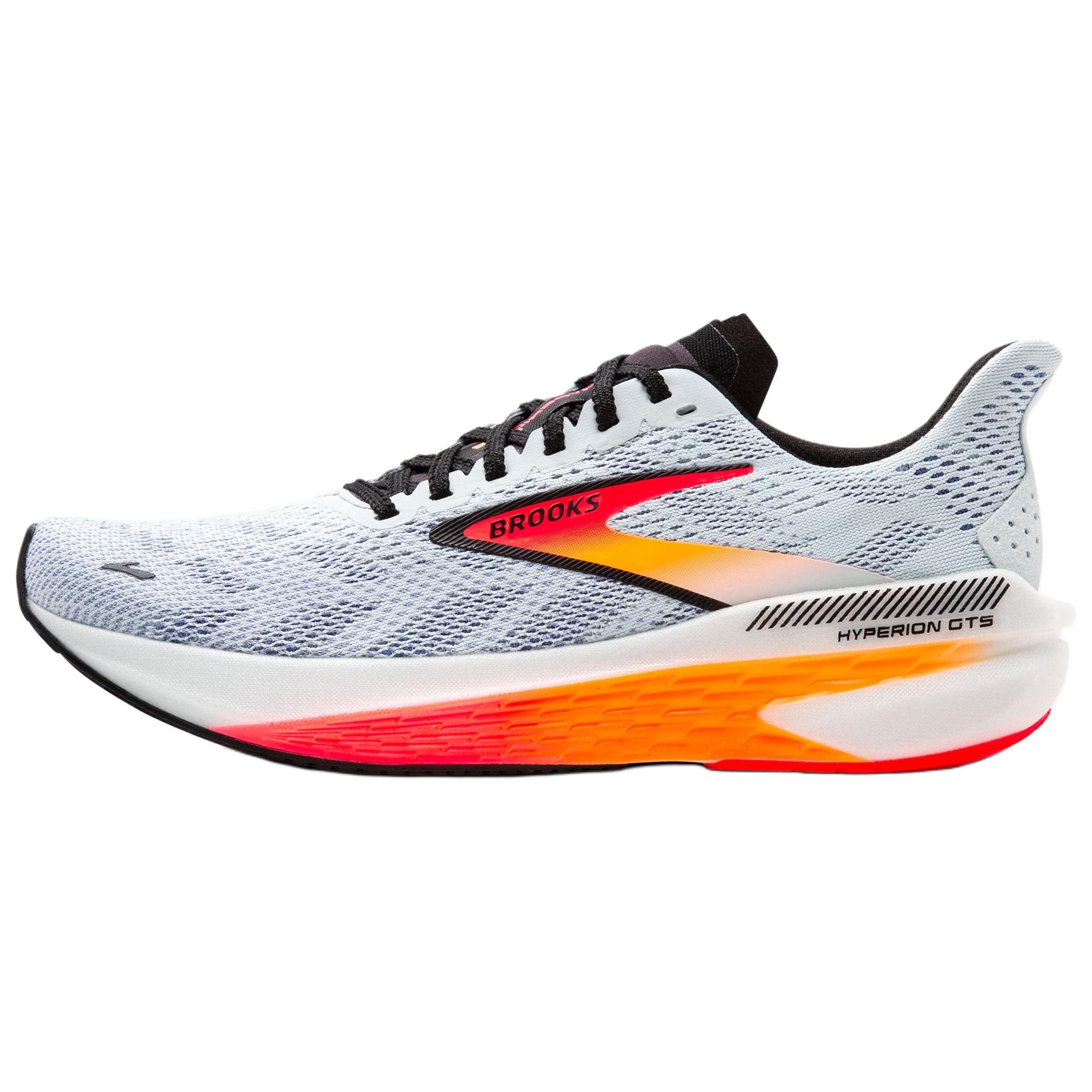 

Гиперион GTS нескользящие, устойчивые к истиранию, дышащие низкие кроссовки мужские белые оранжевые Brooks, белый оранжевый