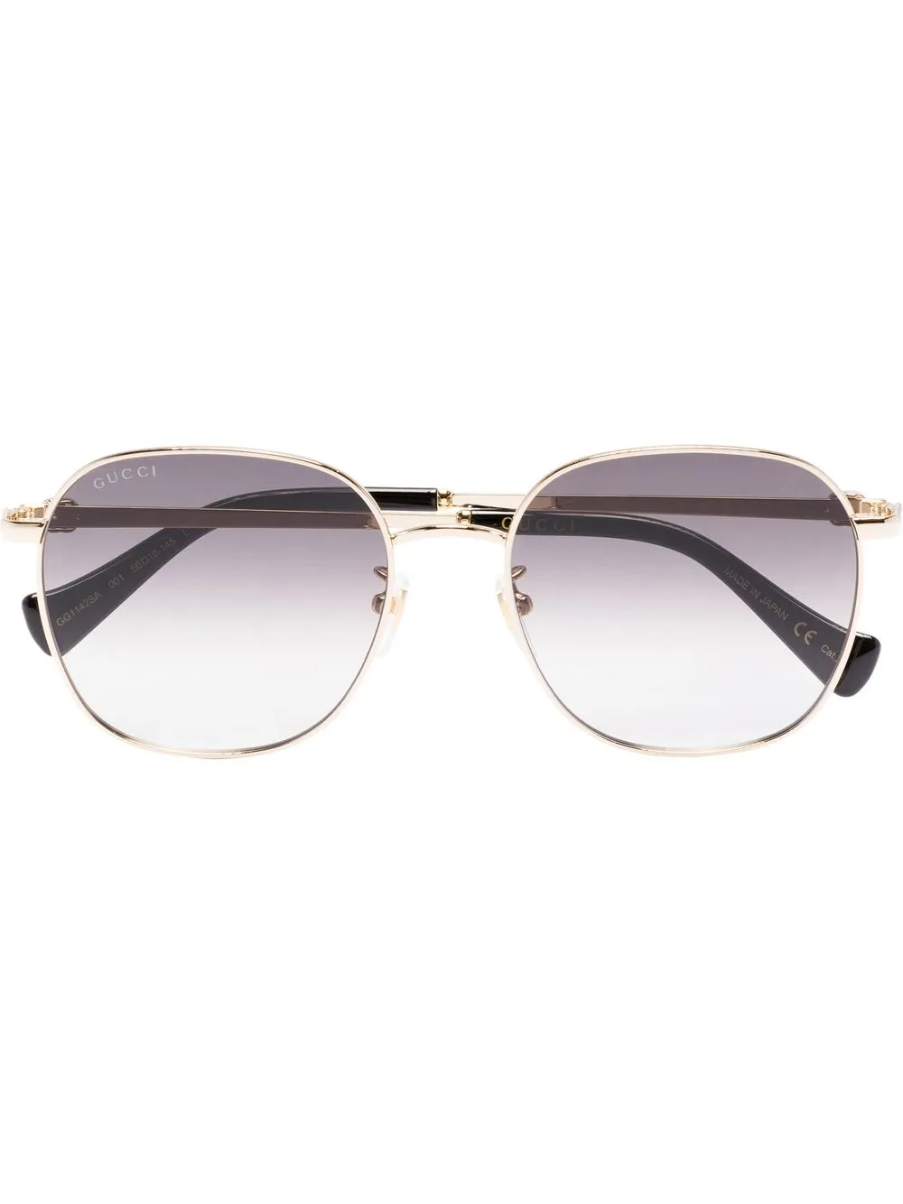 

Солнцезащитные очки с эффектом градиента Gucci Eyewear, серый