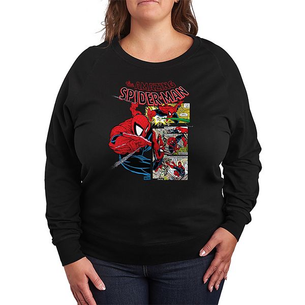 

Футболка с длинным рукавом The Amazing Spider-Man French Terry Plus Size Marvel