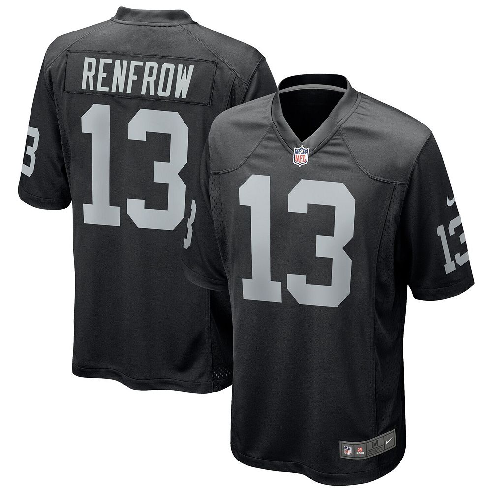 

Мужское джерси Nike Hunter Renfrow Black Las Vegas Raiders Game Player, цвет Lvr Black