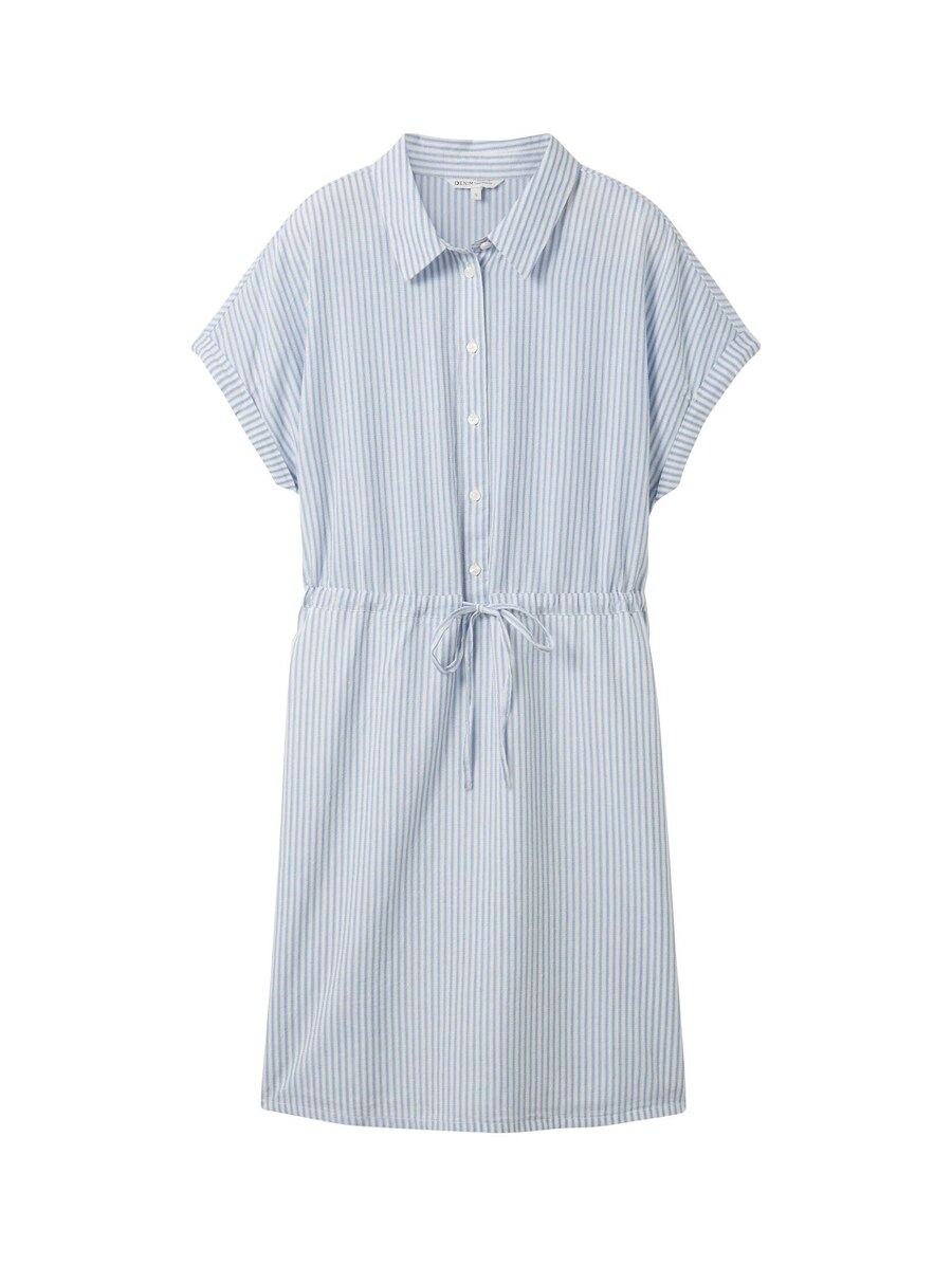 

Платье рубашка TOM TAILOR DENIM Shirt Dress, синий