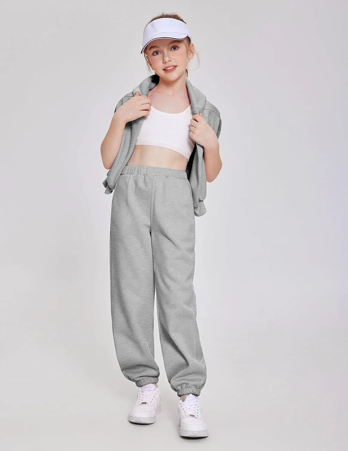 Детский спортивный костюм из толстовки и штанов Arshinet, Light Gray — фото 4