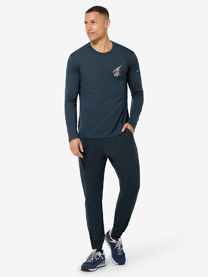 

Super.natural Функциональная рубашка с длинными рукавами "Ski Bunny" темно-синего цвета