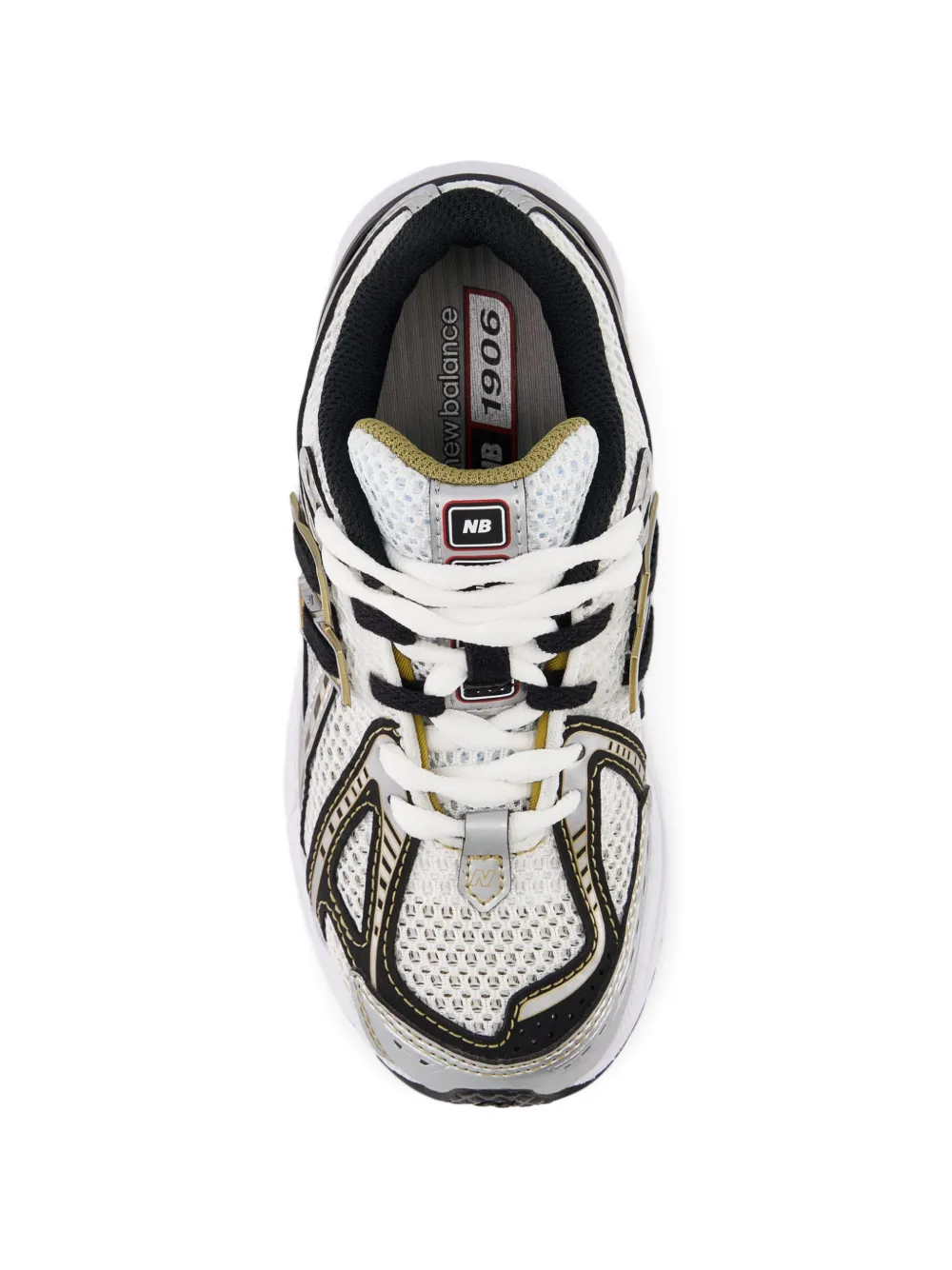 Кроссовки 1906 с кружевными и перфорированными вставками New Balance Kids, белый — фото 3