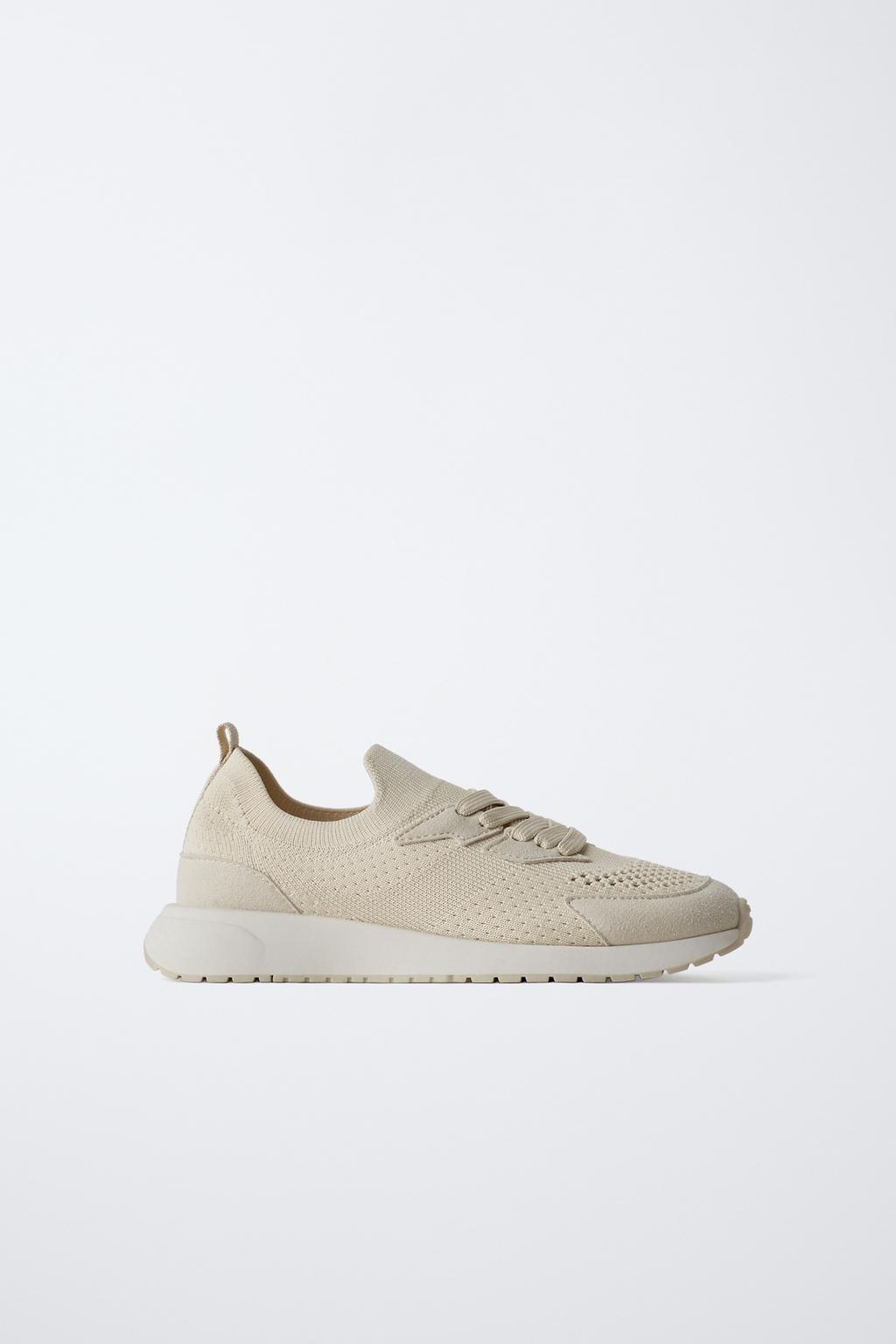 

Кроссовки для носков ZARA, цвет Sand Brown