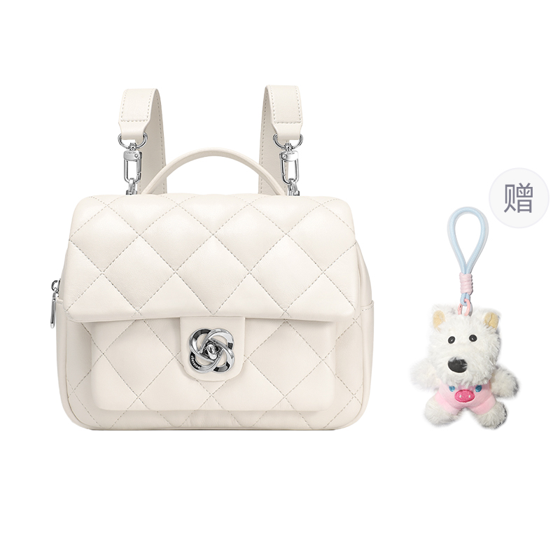 

JUST STAR Искусственная кожа женский компьютерный рюкзак большой вместительный разноцветный, Coconut Milk White Trumpets (Fits IPad Mini)