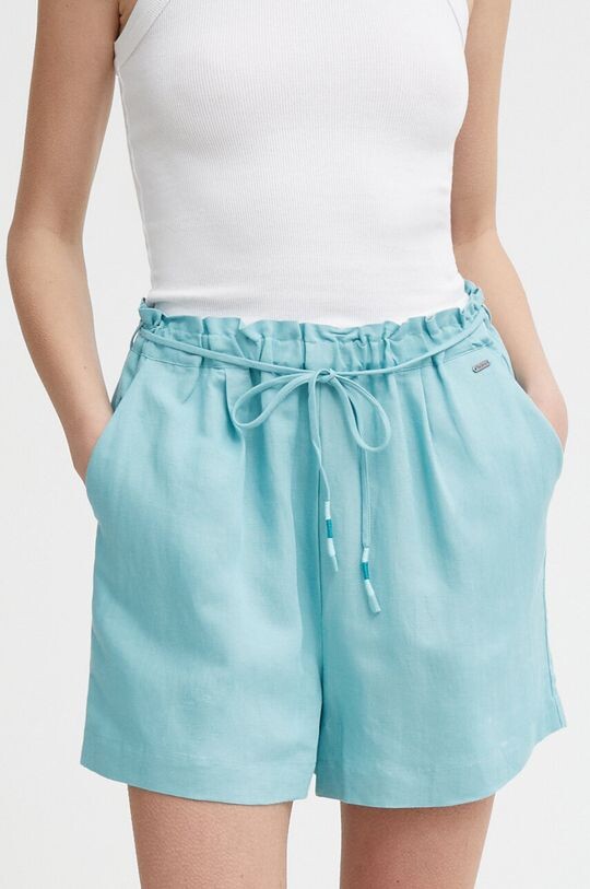 

МАРТА льняные шорты Pepe Jeans, бирюзовый