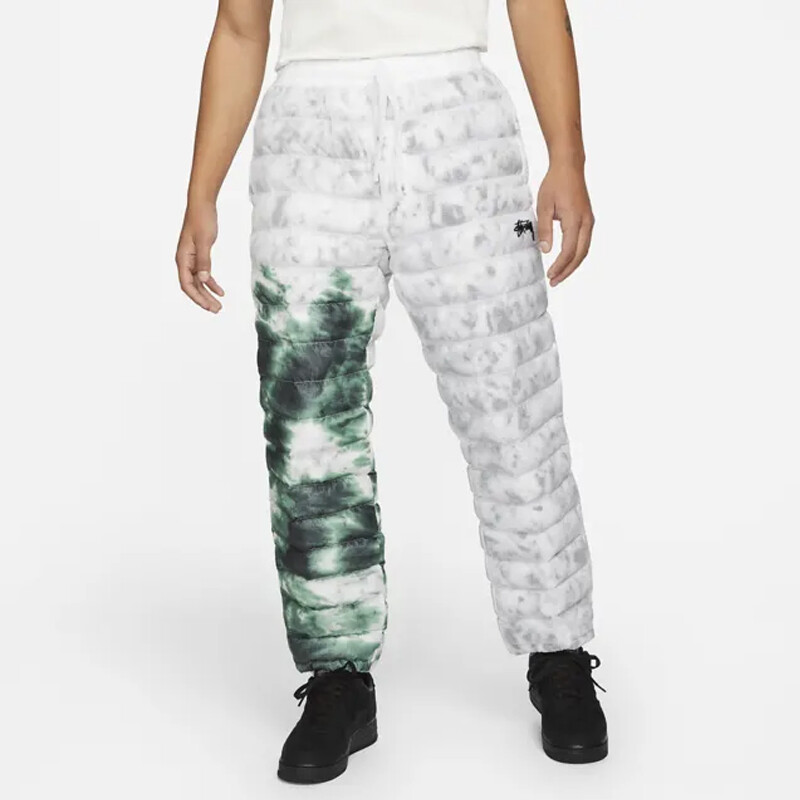 Nike X повседневные брюки мужские серые Stussy, серый — фото 3