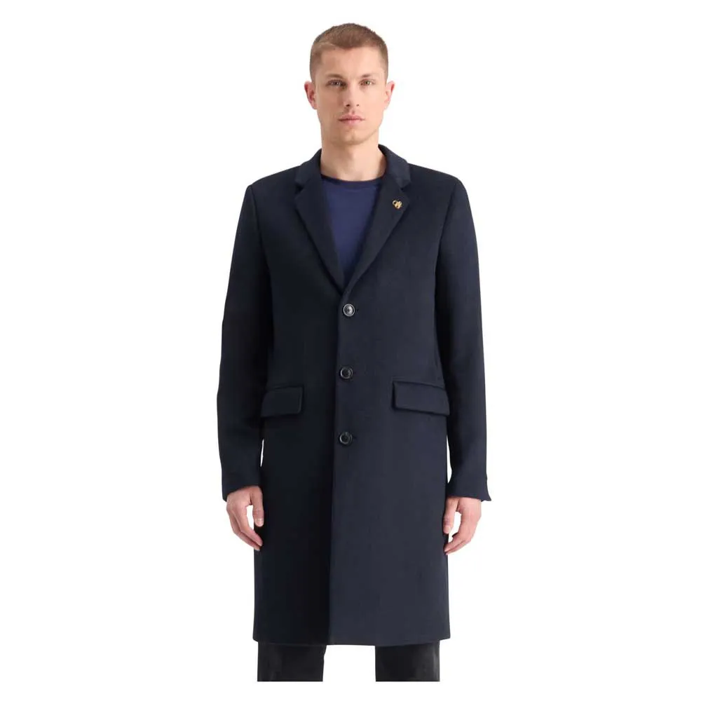 

Пальто Scotch & Soda Wool Classic, синий