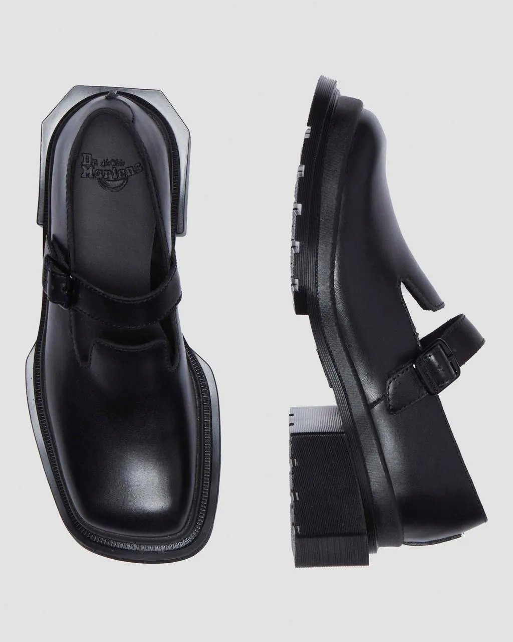Dr. Martens Туфли Мэри Джейн Maybole с квадратным носком, цвет Black — Wanama — фото 3