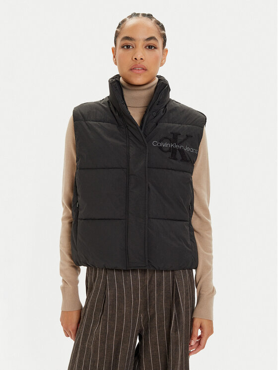 

Утепленный жилет regular fit Chenille J20J224687 Calvin Klein Jeans, черный