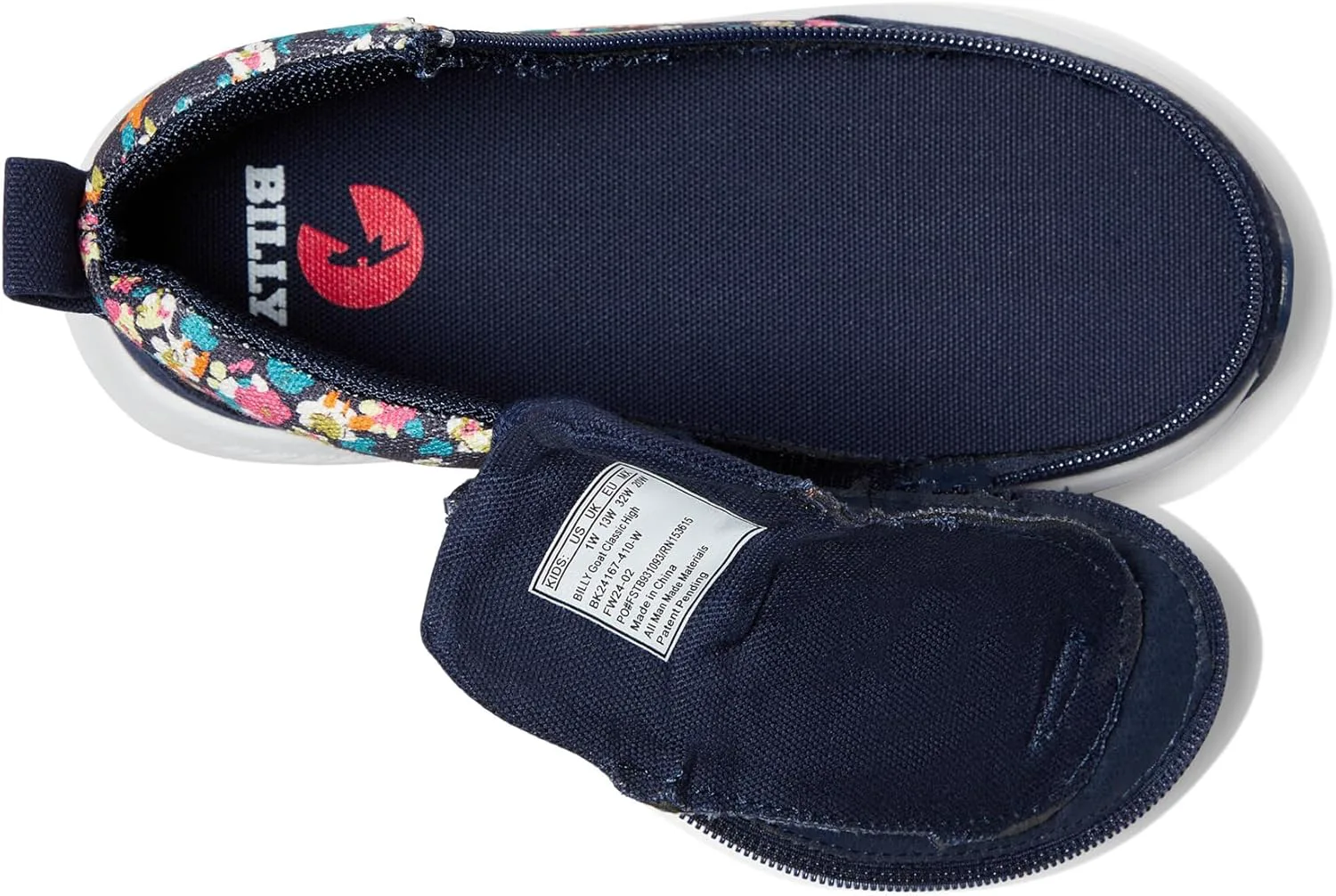 Детские кроссовки Billy Footwear Billy Goat Classic High (для малышей и детей постарше) унисекс, темно-синий — фото 2