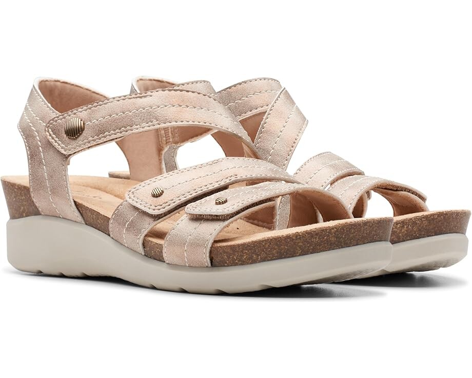 Туфли Clarks Calenne Clara, цвет Bronze Metallic Textile