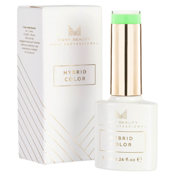 

Гибридный лак для ногтей 206 кремовая мята, 7,5 мл Many Beauty Nail professional hybrid color uv, цвет 206 - creamy mint