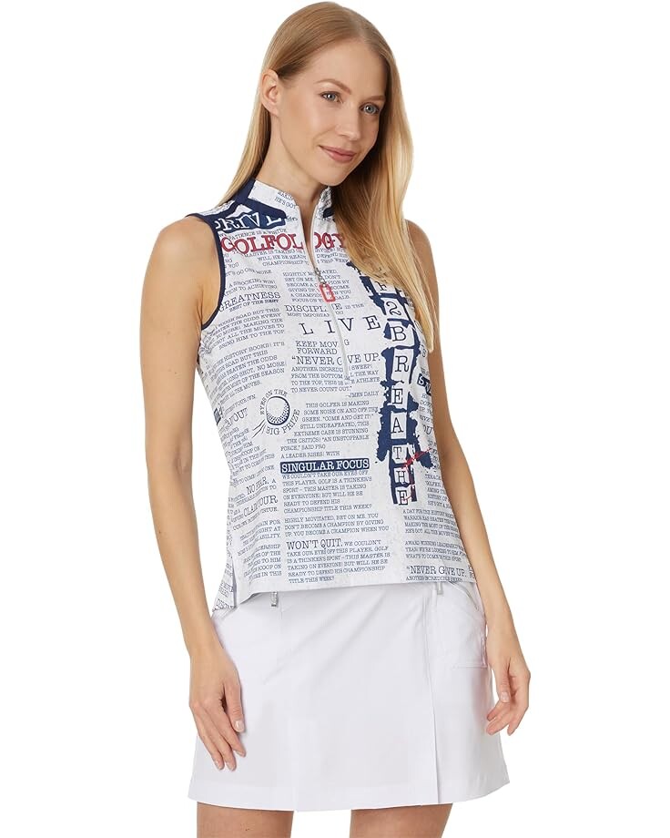 

Топ Jamie Sadock Golfology Sleeveless, цвет Moonlit