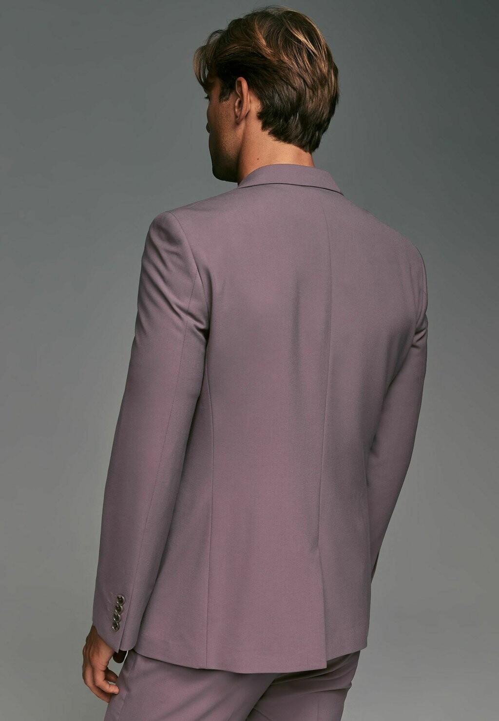

Пиджак-блейзер TAILORED FIT MOTIONFLEX STRETCH Next, фиолетовый