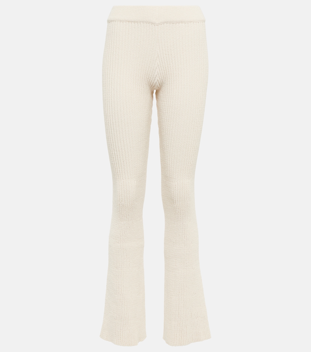

Брюки из ребристой ткани Ami Paris, Natural White