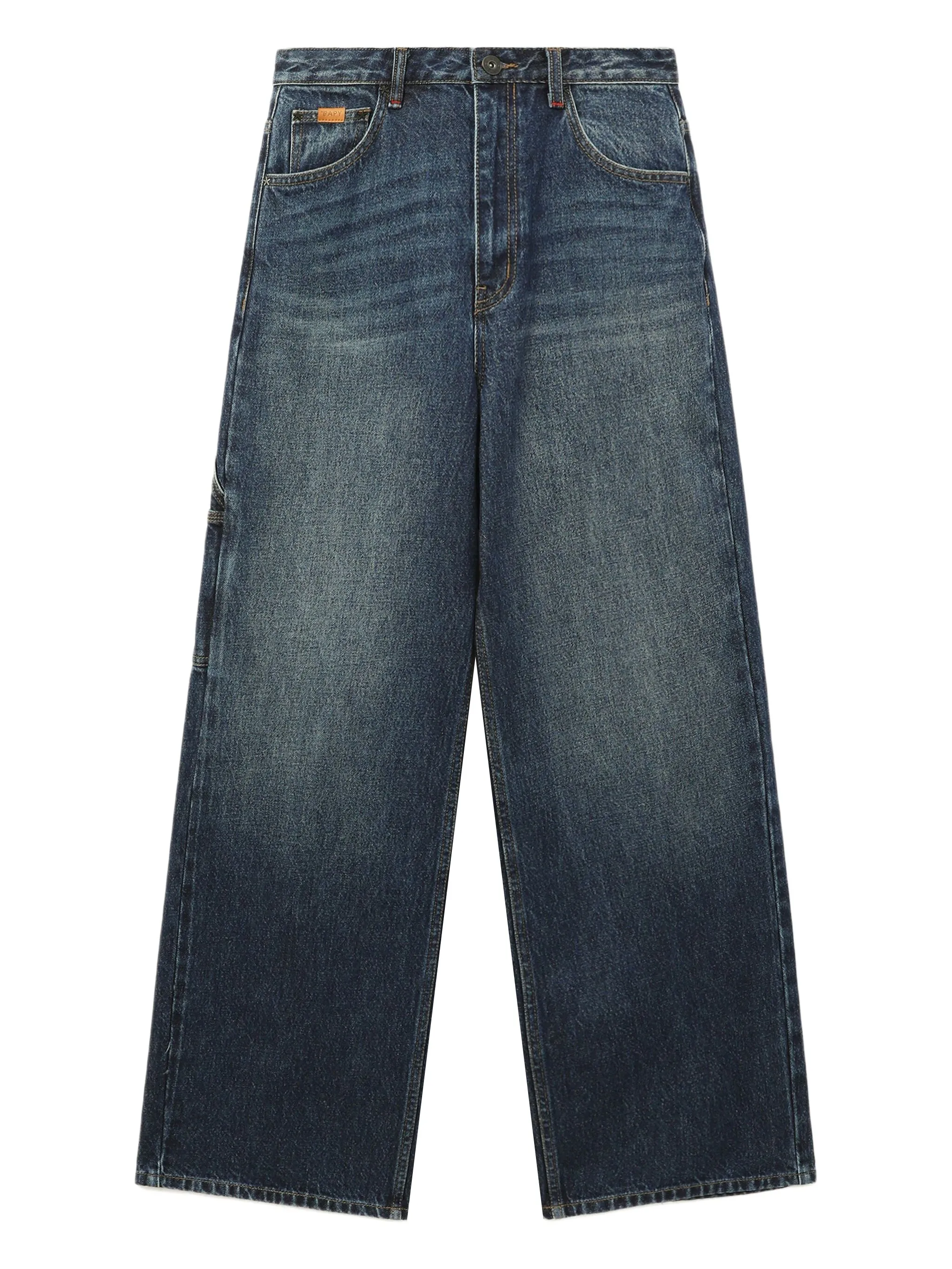 

Джинсы с пятью карманами Bapy By A Bathing Ape, синий