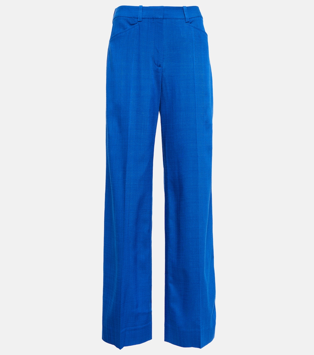 

Широкие брюки с высокой талией Victoria Beckham, Cobalt