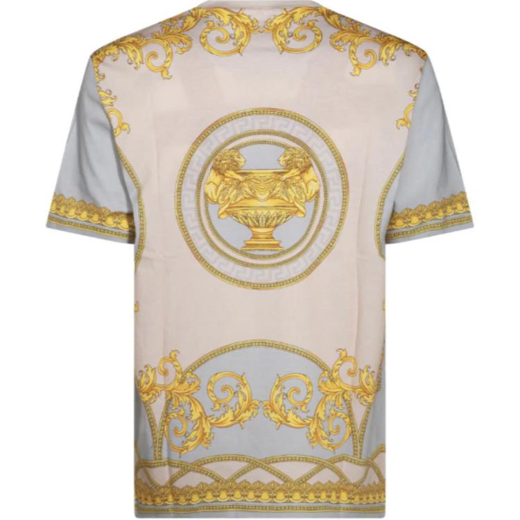 Футболка с принтом VERSACE, разноцветная — фото 3