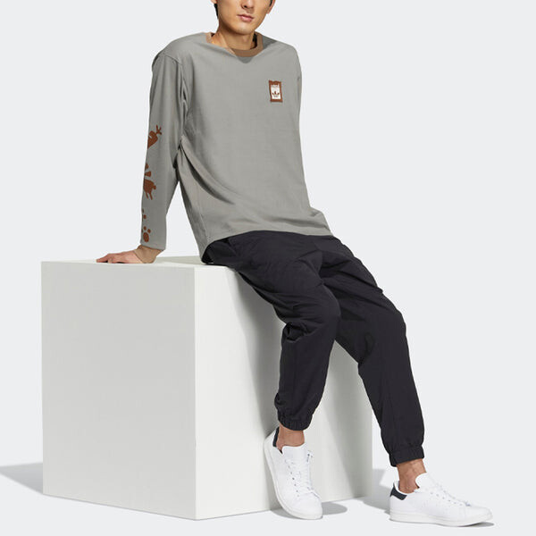 Футболка оригиналы x тающая грусть Футболка Adidas, серый — фото 3