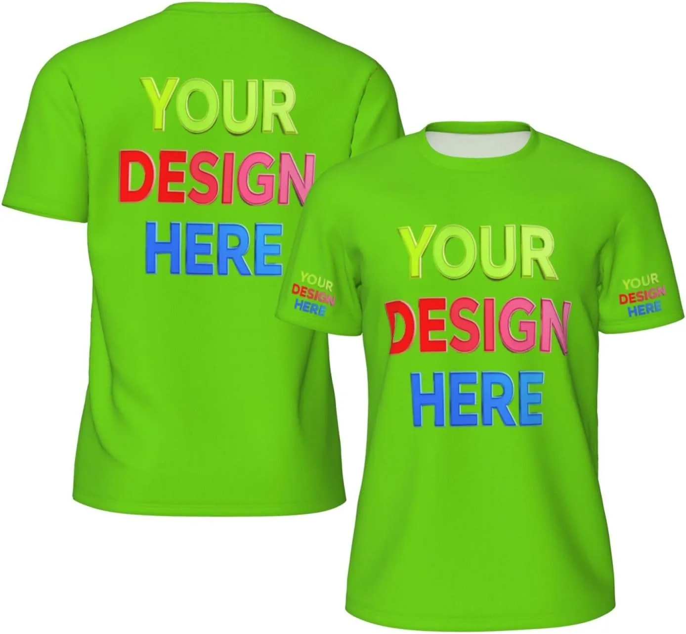 

Футболка Custom для мужчин с 4-сторонней печатью логотипа, текста или изображения