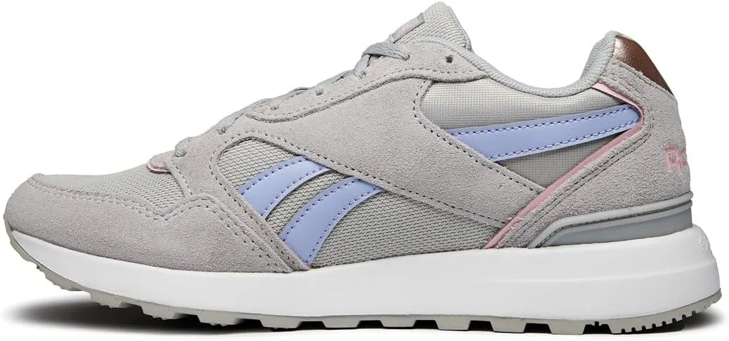 Женские кроссовки Reebok GL1000, Pure Grey 3 Lilac Glow Gold Met — фото 3