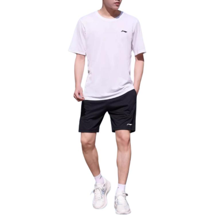 

Лининг Спорт Лайф Коллекция Повседневная спортивная одежда Мужская Белая Черная