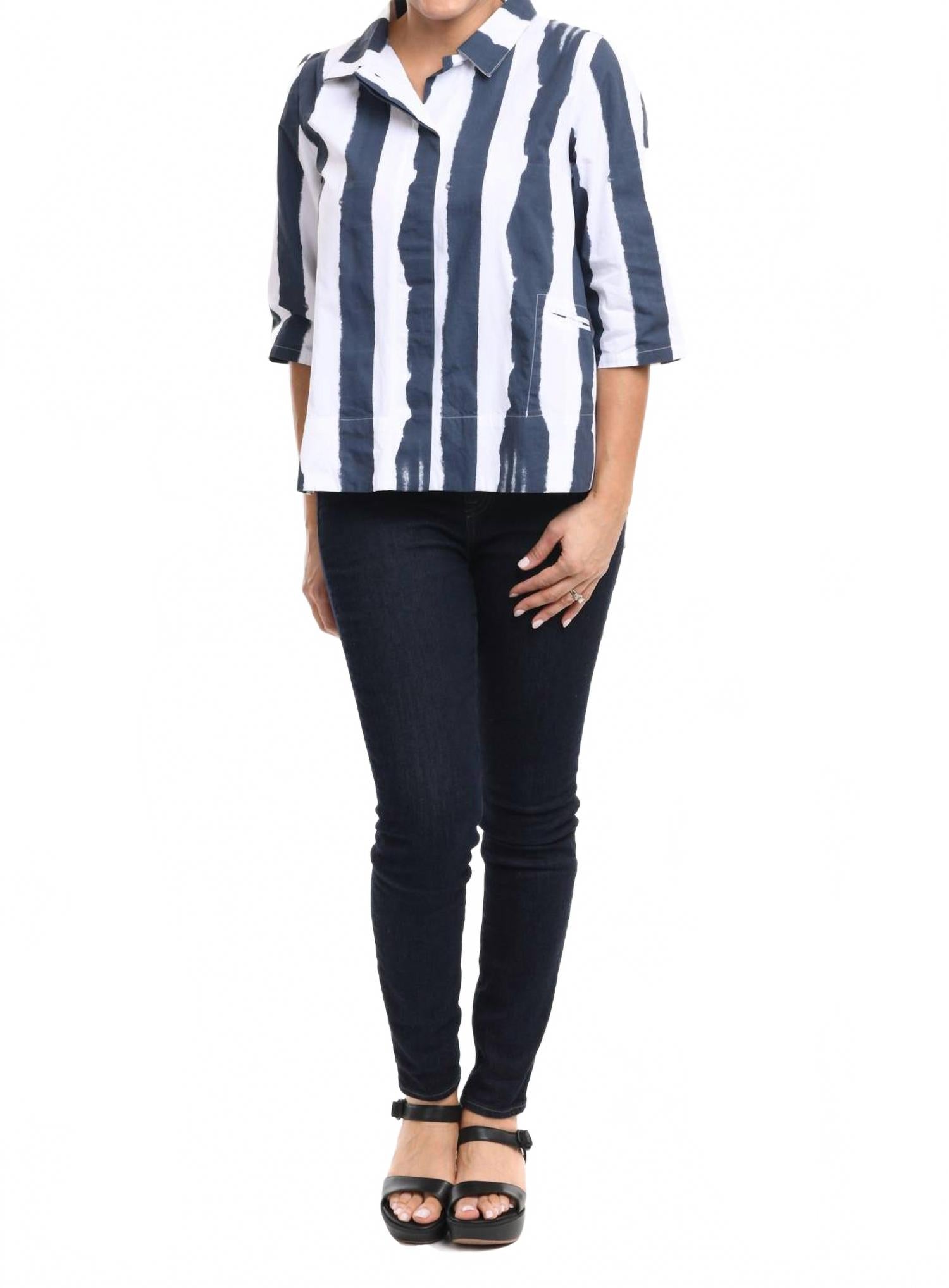 

Топ Уитни в волнистую полоску Tulip Clothing, Wavy Stripe